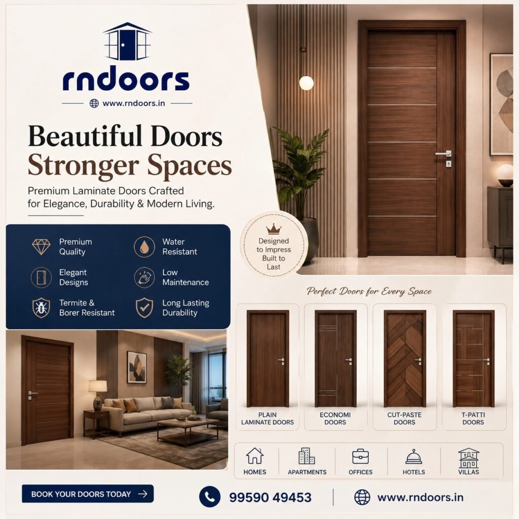 Customized Teakwood Doors for Homes in Hyderabad