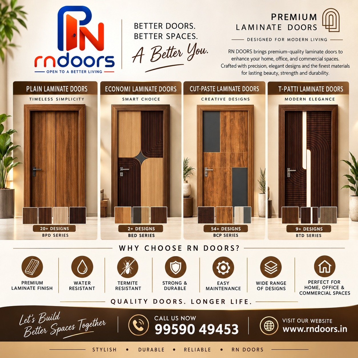 Teak Wood Manufacturers in Hyderabad | Premium Wooden Doors | RNdoors