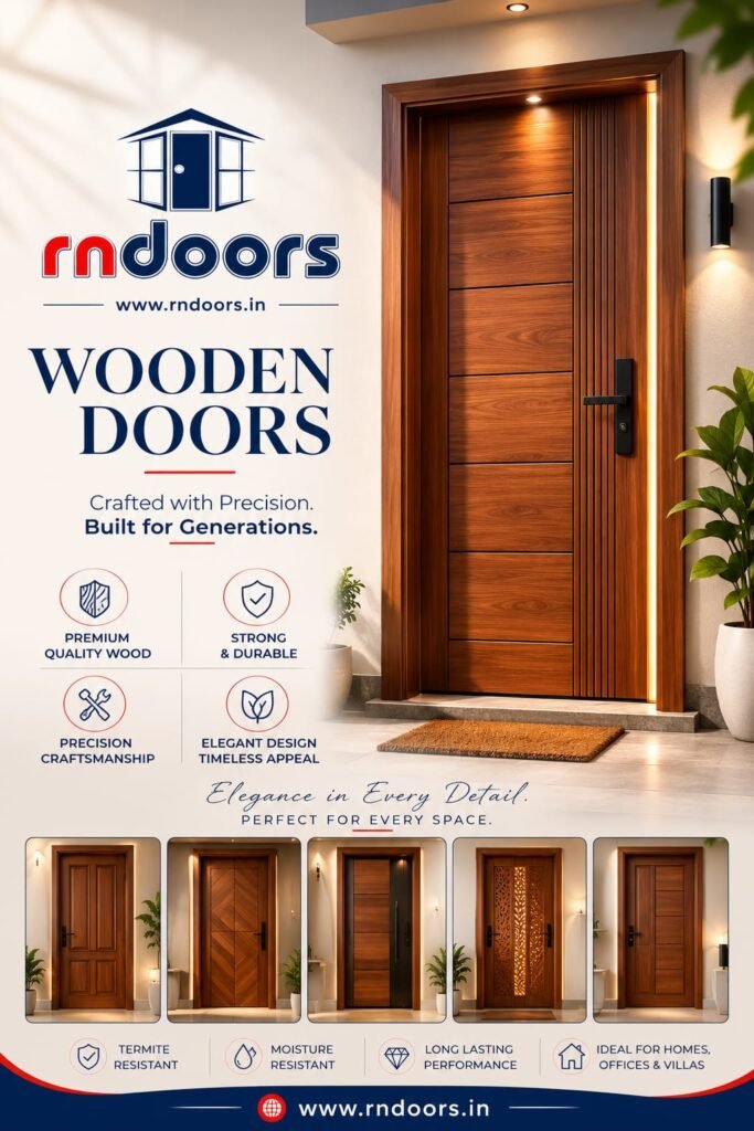 Premium Teakwood Doors for Villas in Hyderabad