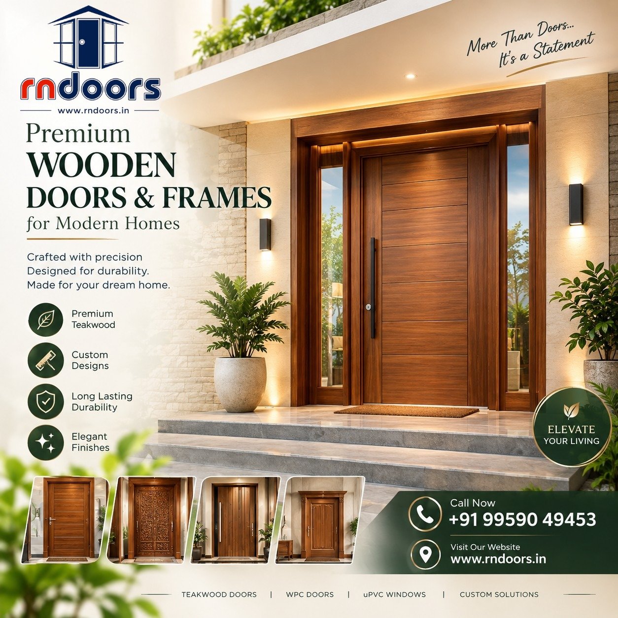 Premium Wide Door Frames for Luxury Villas